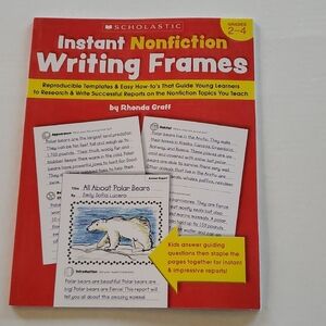 Scholastic Instant Nonfiction Writing Frames - Grades 2-4